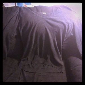 Eddie Bauer black sweater XL tall